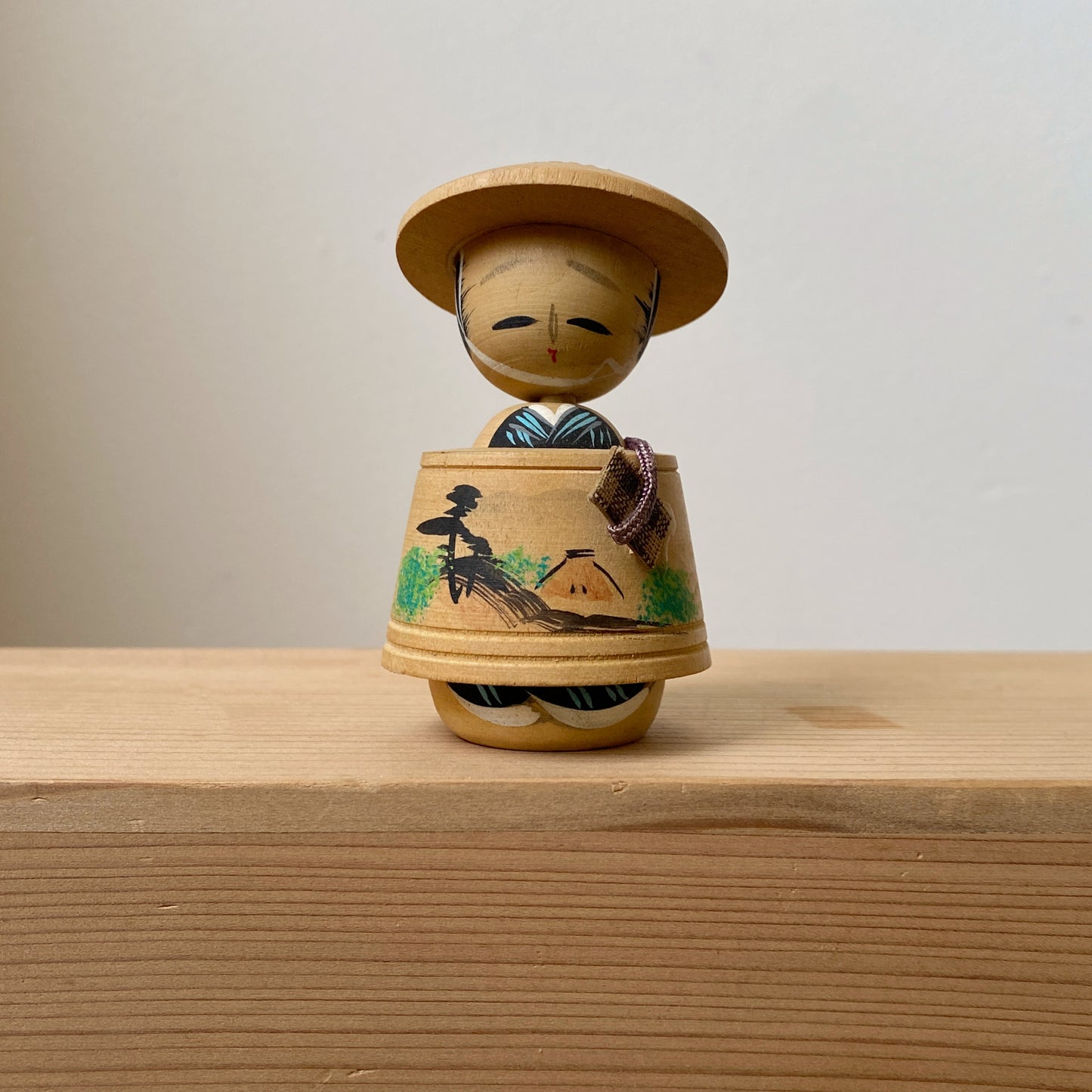 vintage kokeshi doll