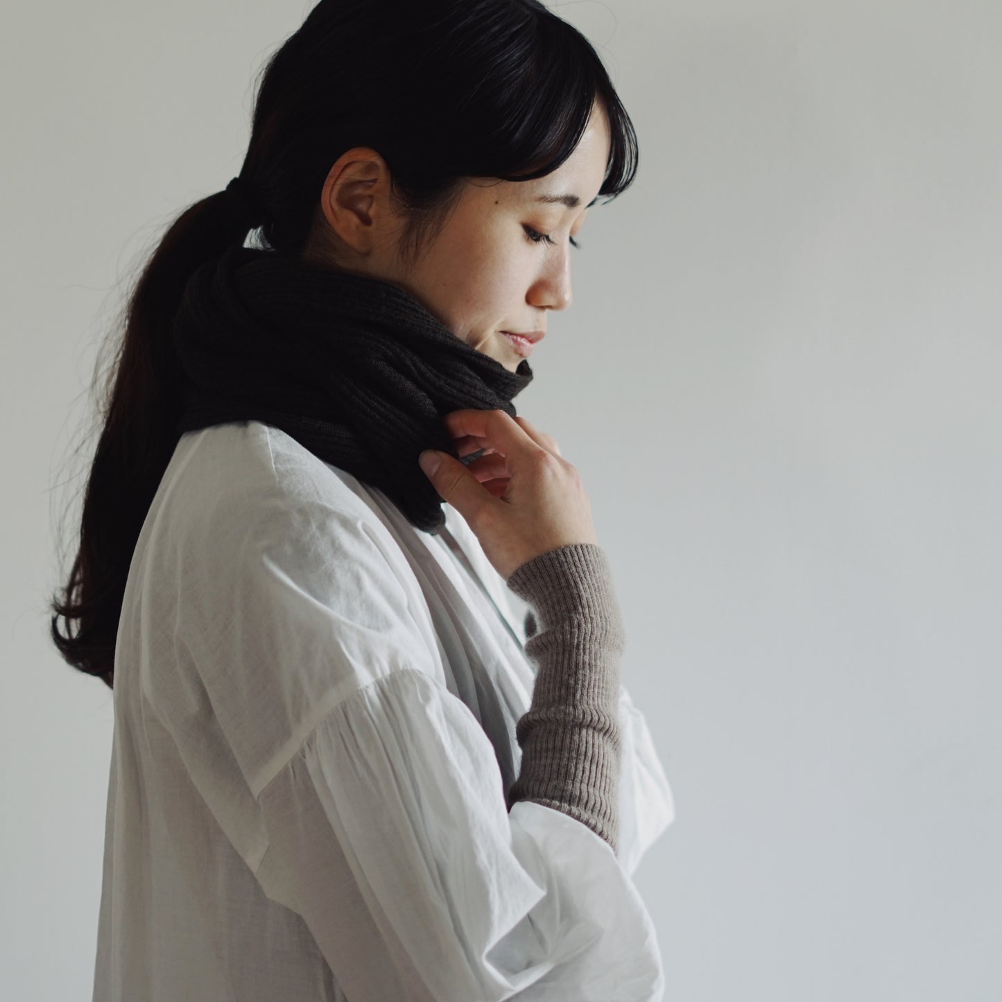memeri : merino wool loop scarf