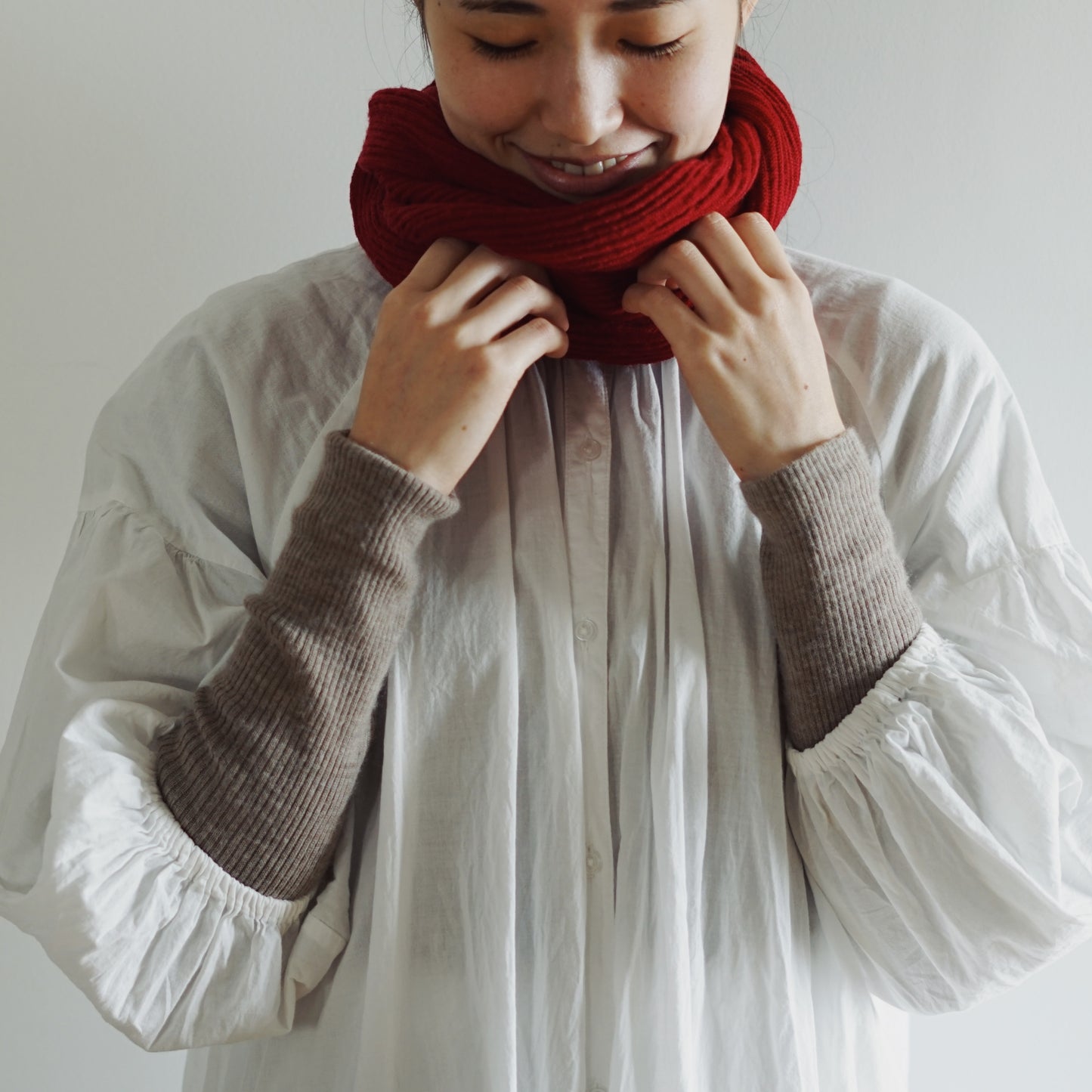 memeri : merino wool loop scarf