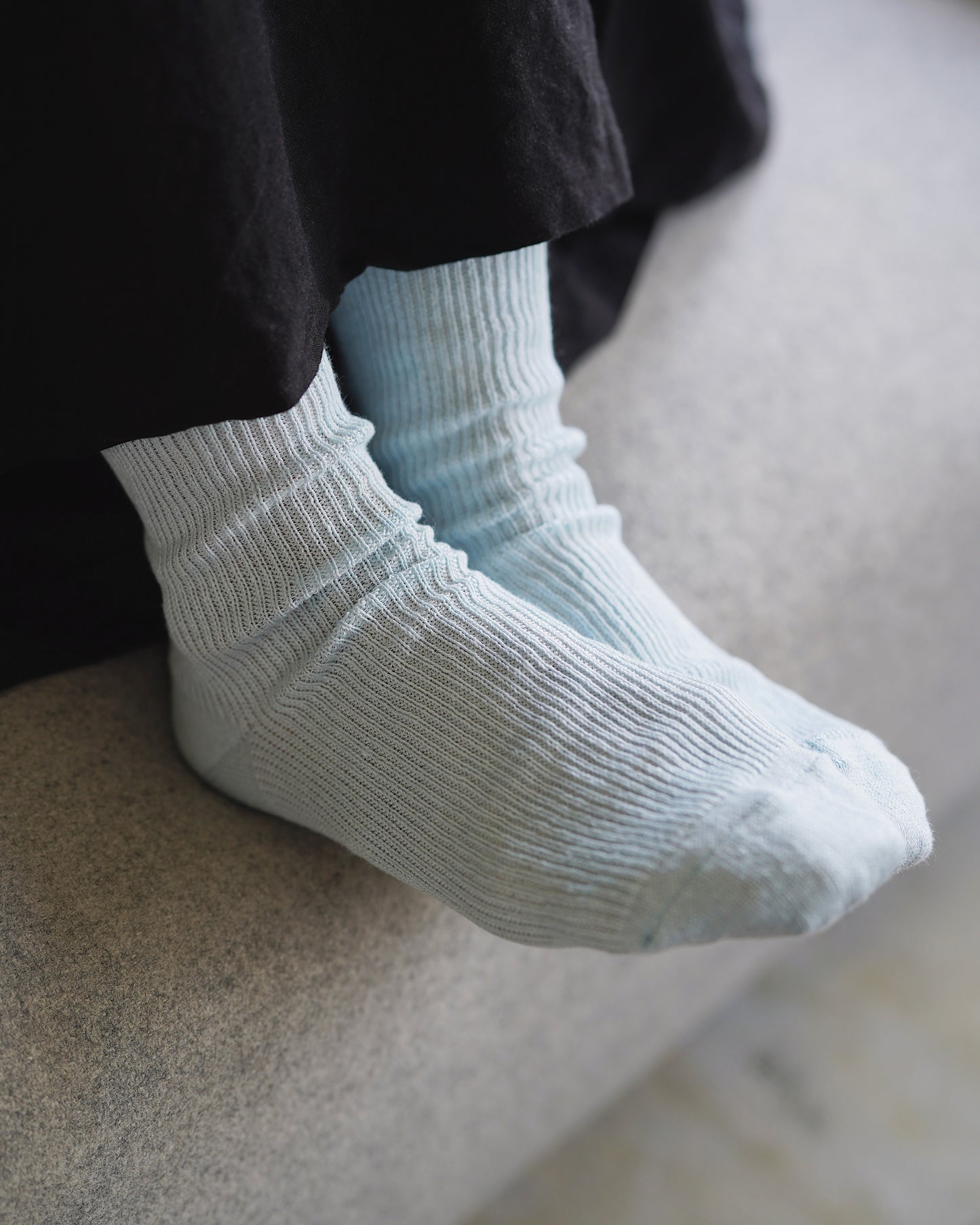 hakne : linen ribbed socks