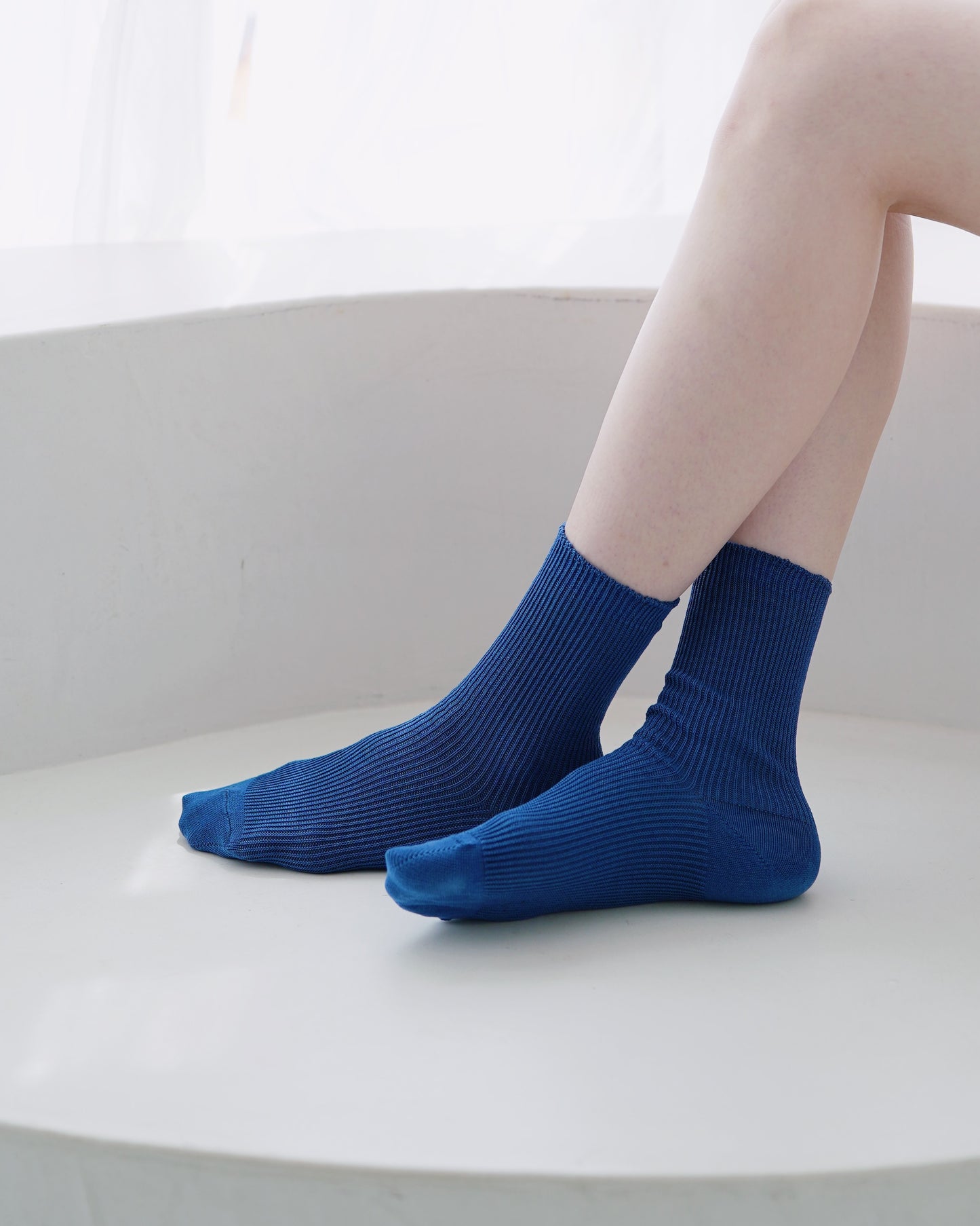 hakne : linen ribbed socks