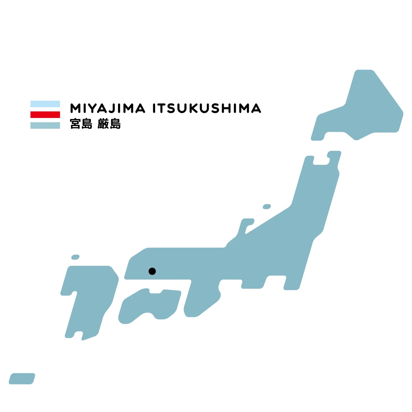 ittaYO : miyajima itsukushima bracelet / hair tie set