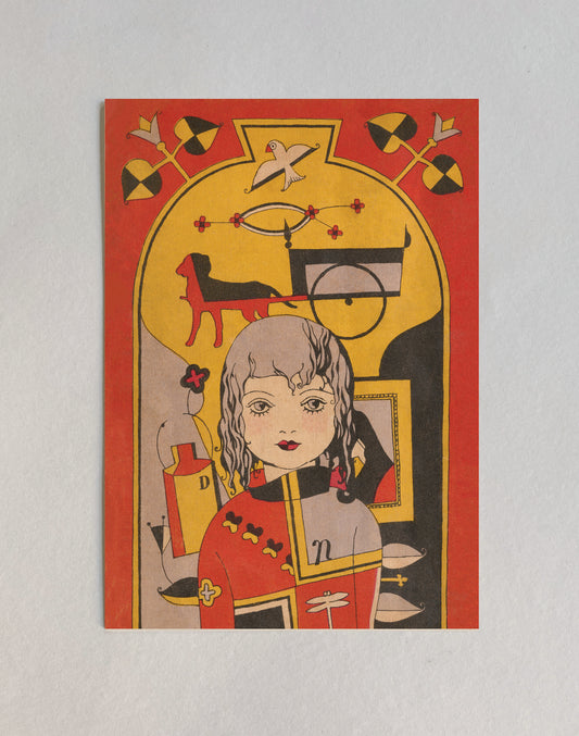 kiku print / postcard : Violet