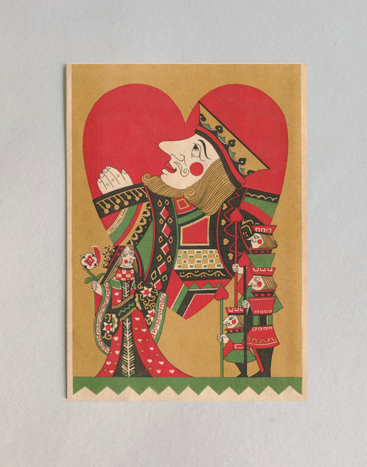 kiku print / postcard : the king
