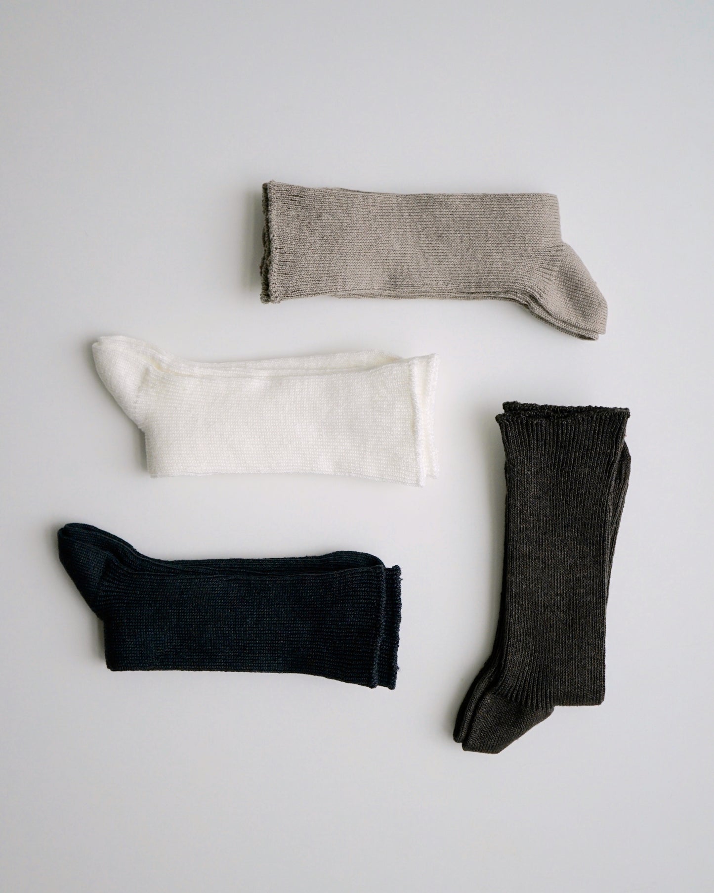 hakne : linen ribbed socks