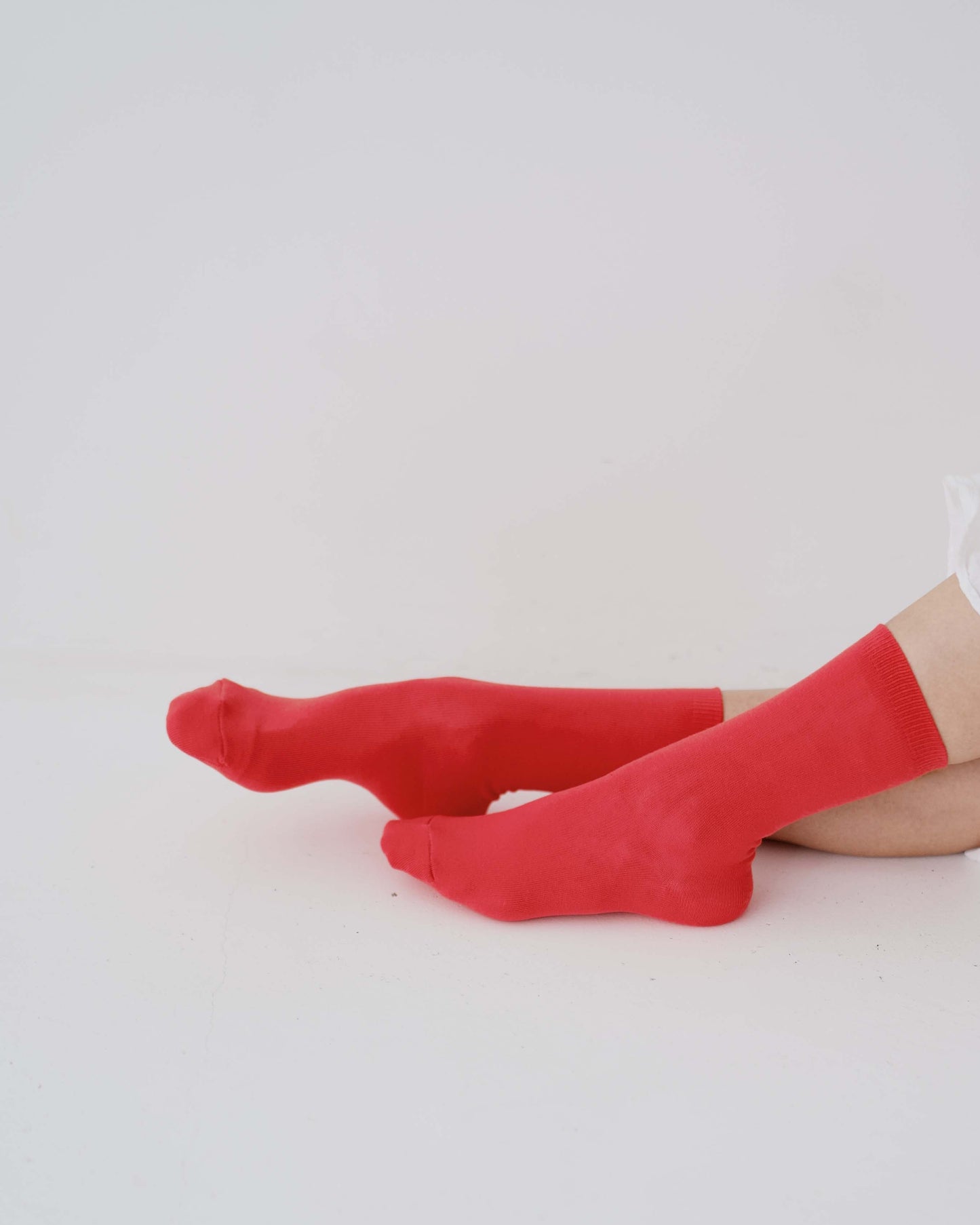 hakne : silk cotton double faced socks