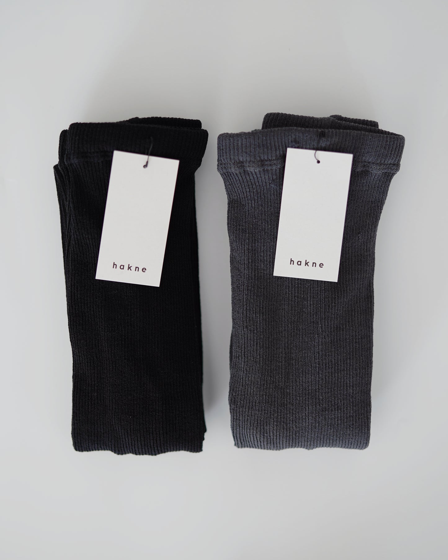 hakne : silk cotton ribbed tights