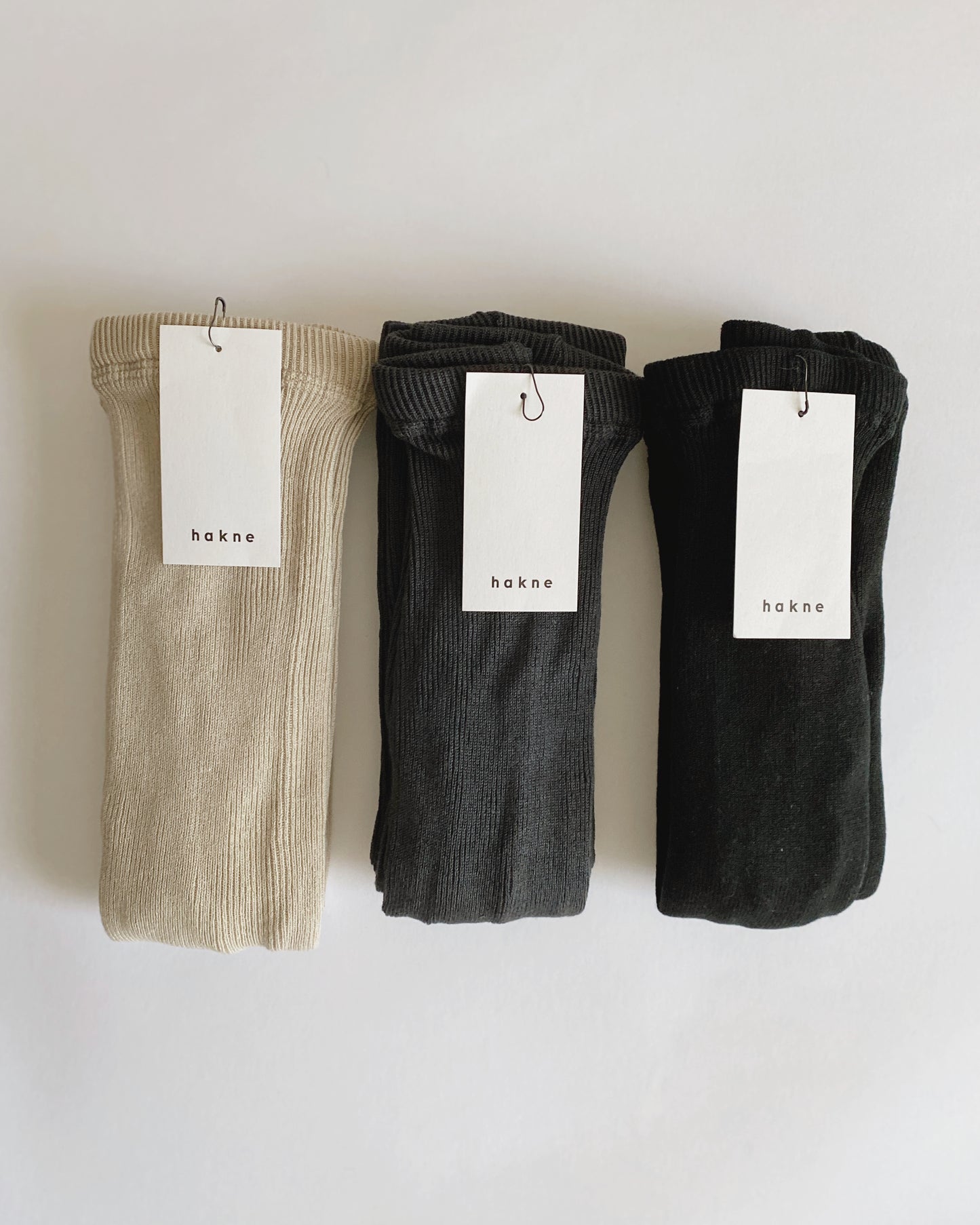 hakne : silk cotton ribbed leggings