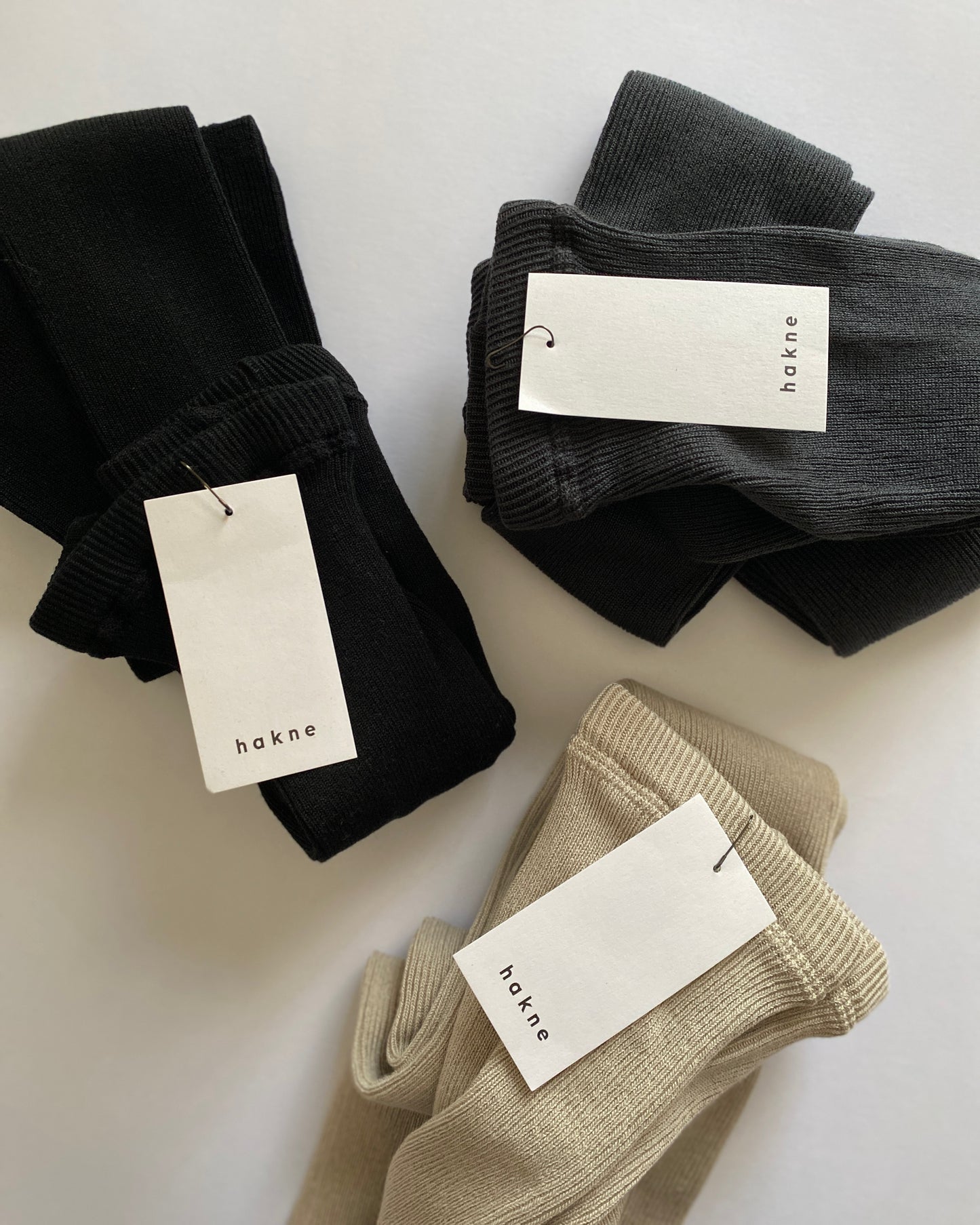 hakne : silk cotton ribbed leggings