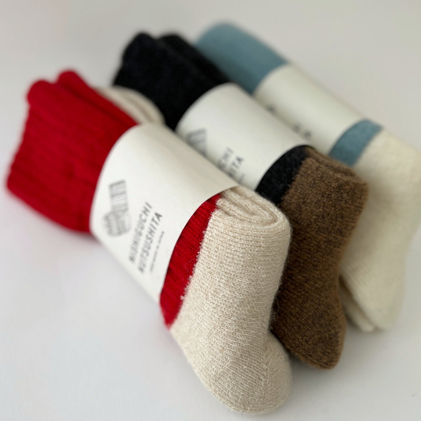 NISHIGUCHI KUTSUSHITA : oslo mohair wool pile sock