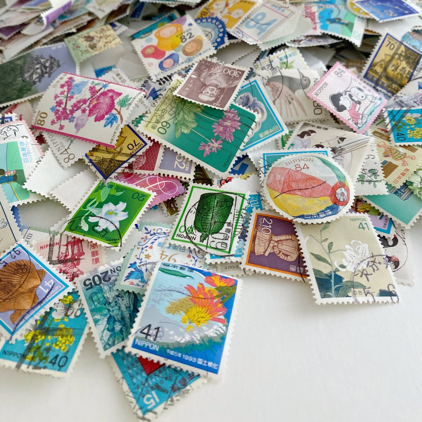 vintage japanese postage stamp pack