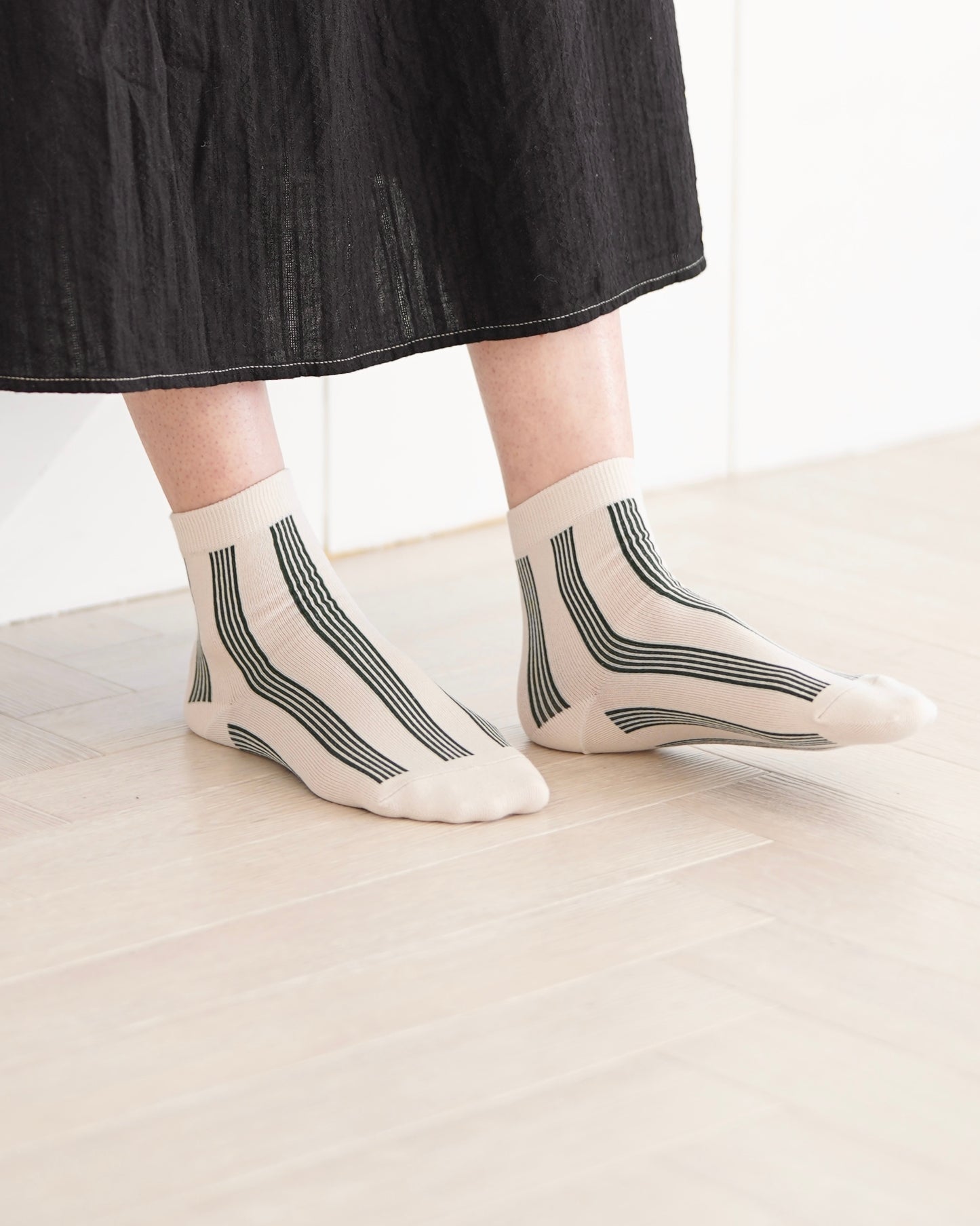 memeri : supima cotton striped socks