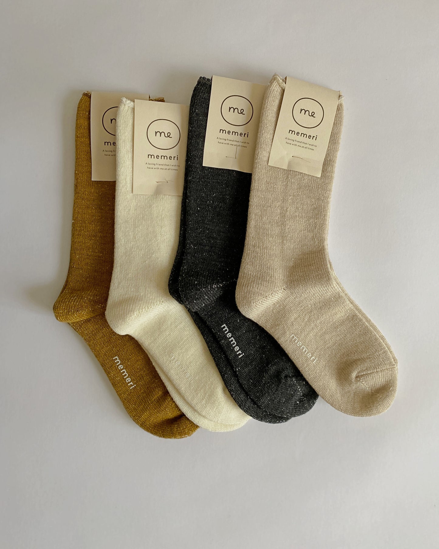 memeri : wool silk socks