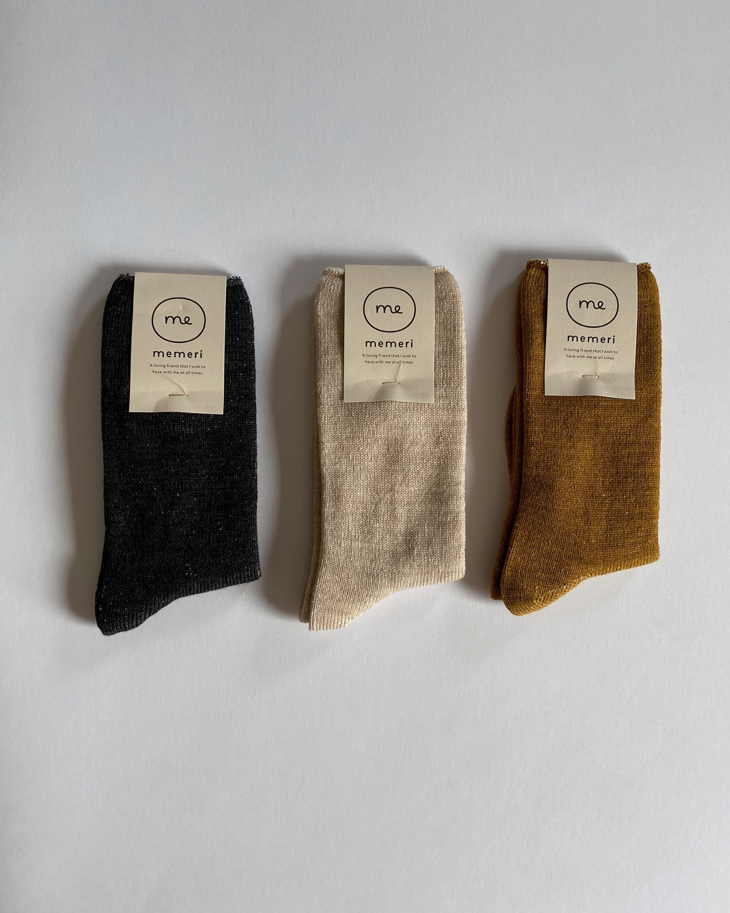 memeri : wool silk socks