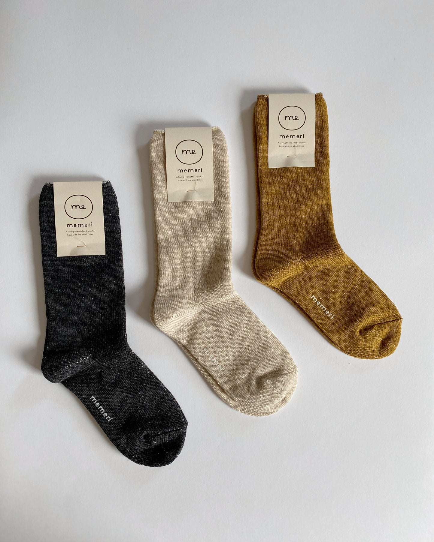 memeri : wool silk socks