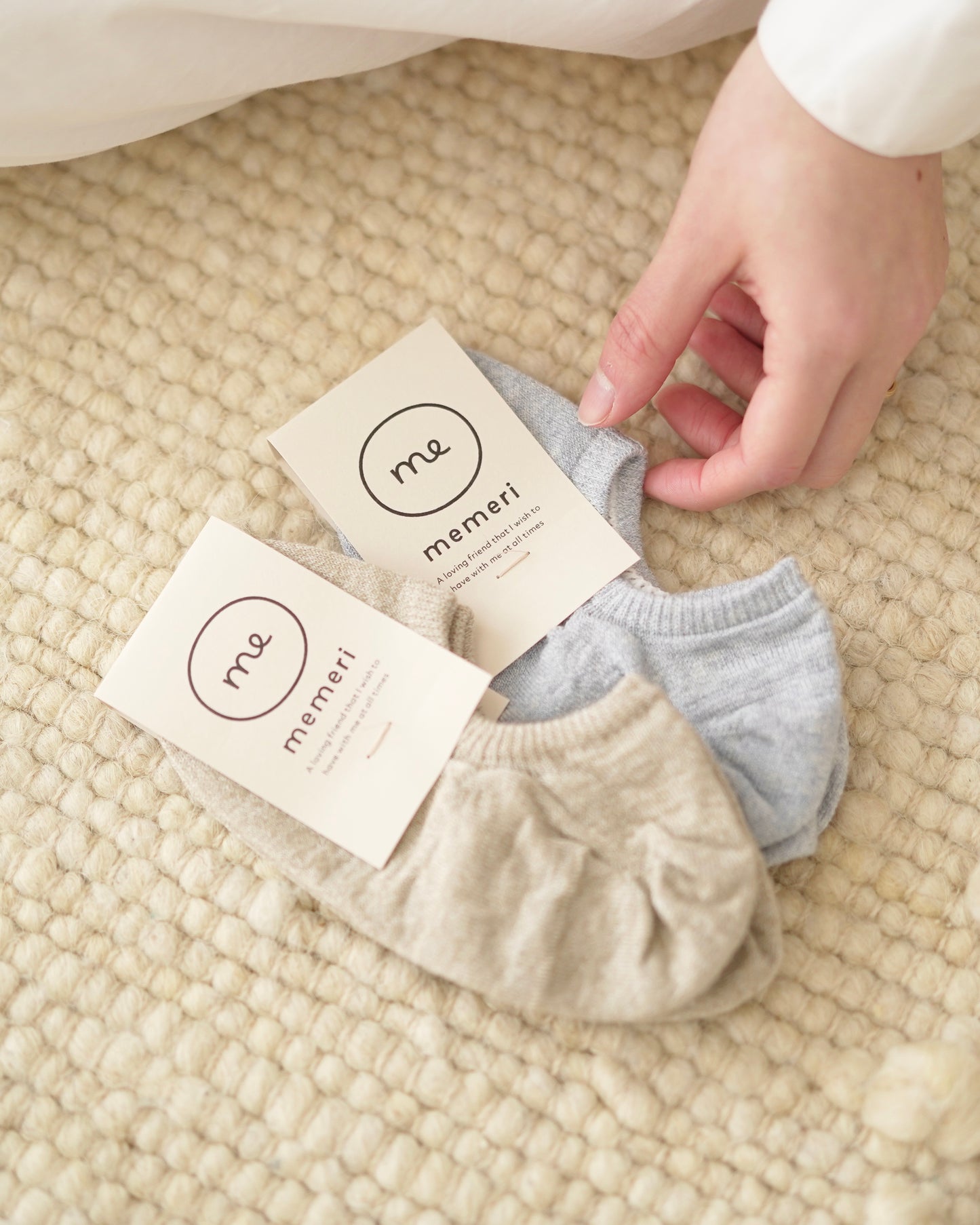 memeri : ramie cotton no show liners