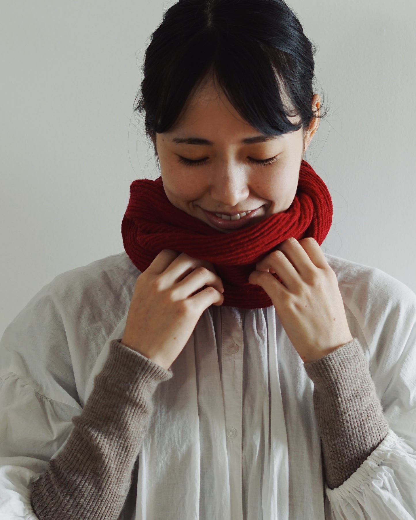 memeri : merino wool loop scarf
