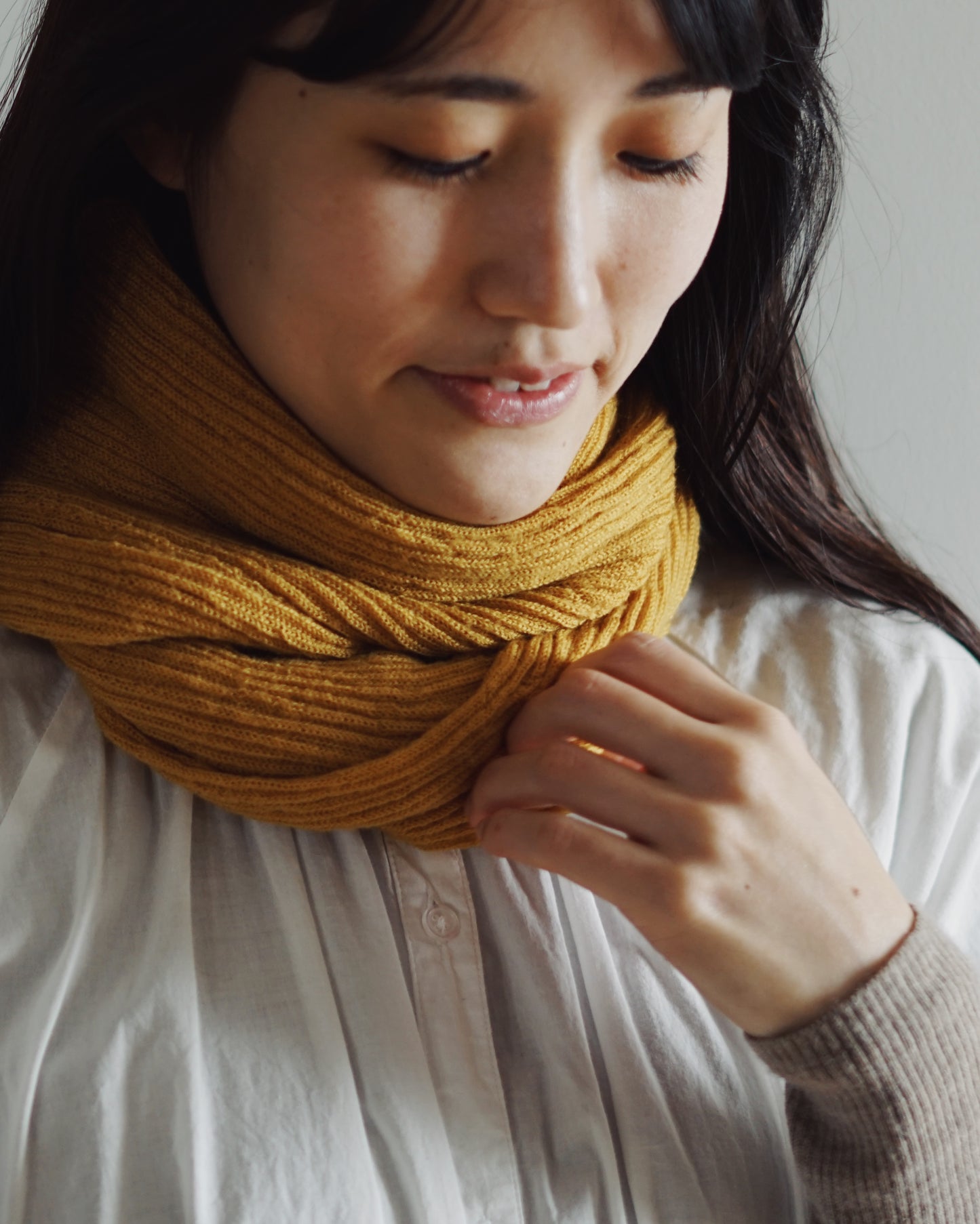 memeri : merino wool loop scarf