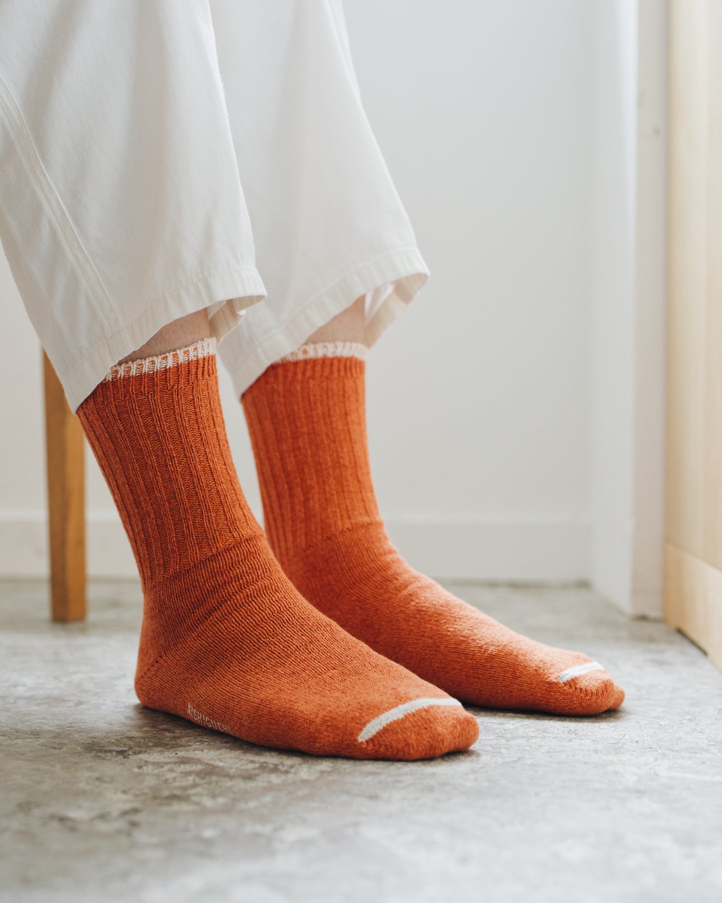NISHIGUCHI KUTSUSHITA : boston silk cotton sock