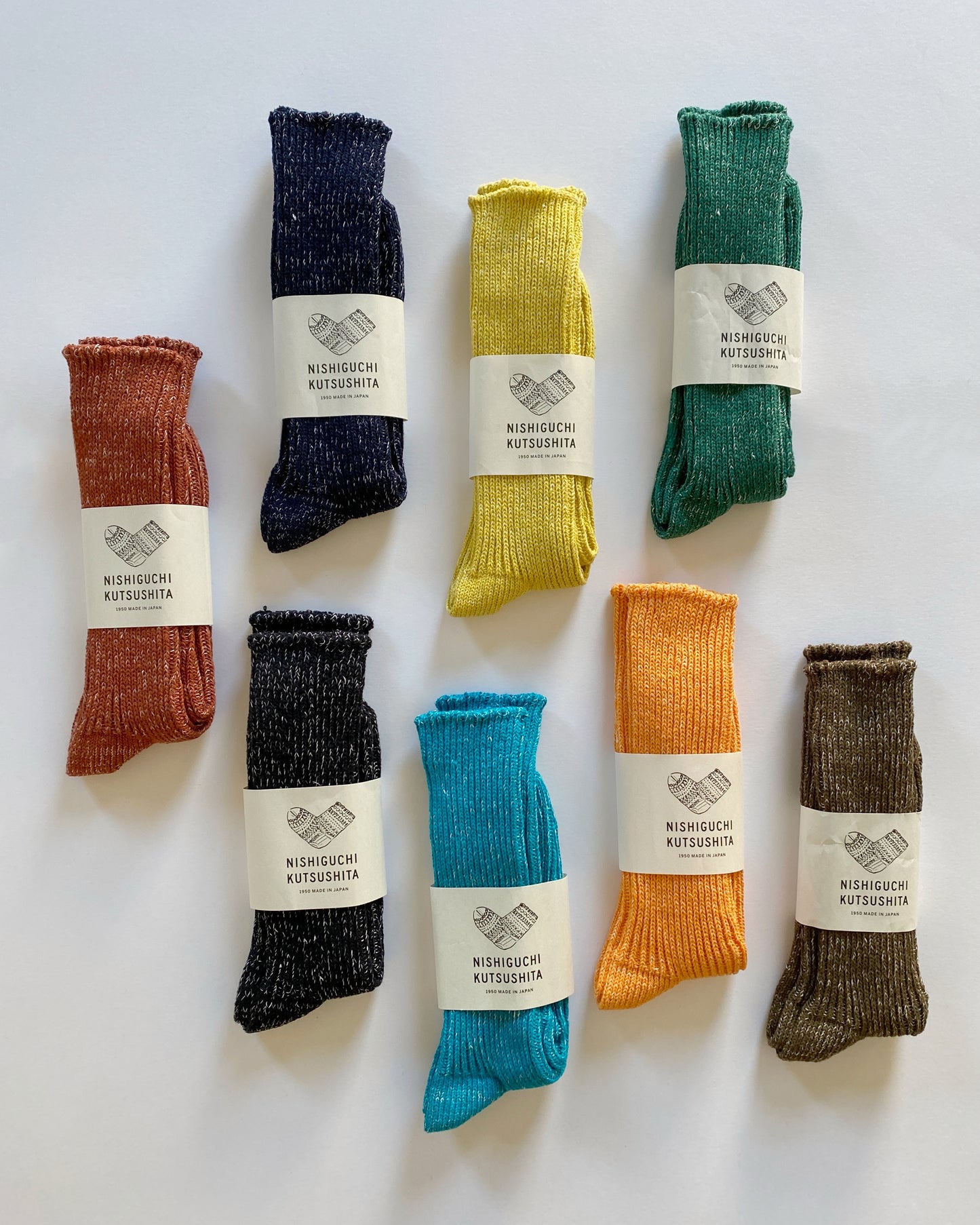 NISHIGUCHI KUTSUSHITA : boston hemp cotton sock
