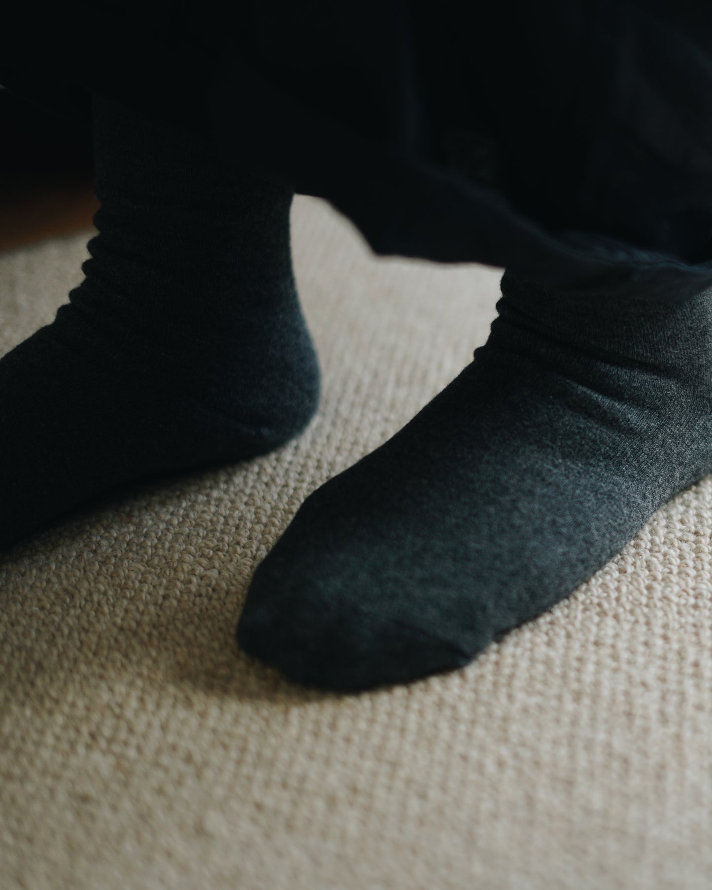 NISHIGUCHI KUTSUSHITA : praha cashmere cotton sock