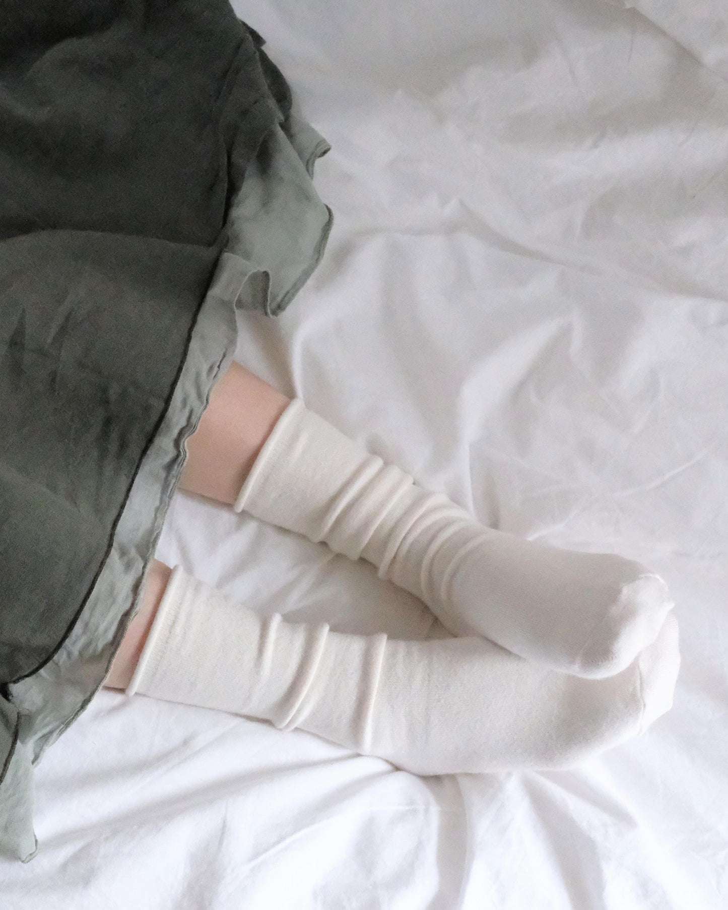 NISHIGUCHI KUTSUSHITA : praha cashmere cotton sock