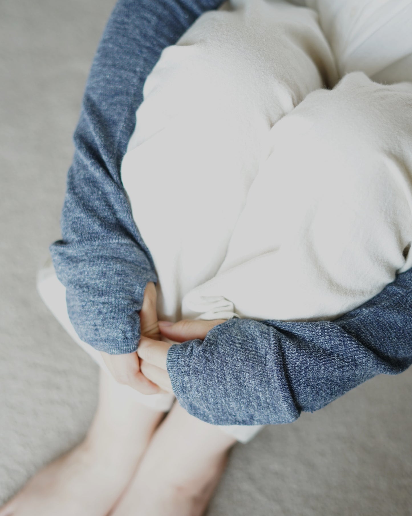 NISHIGUCHI KUTSUSHITA : teni linen arm covers long