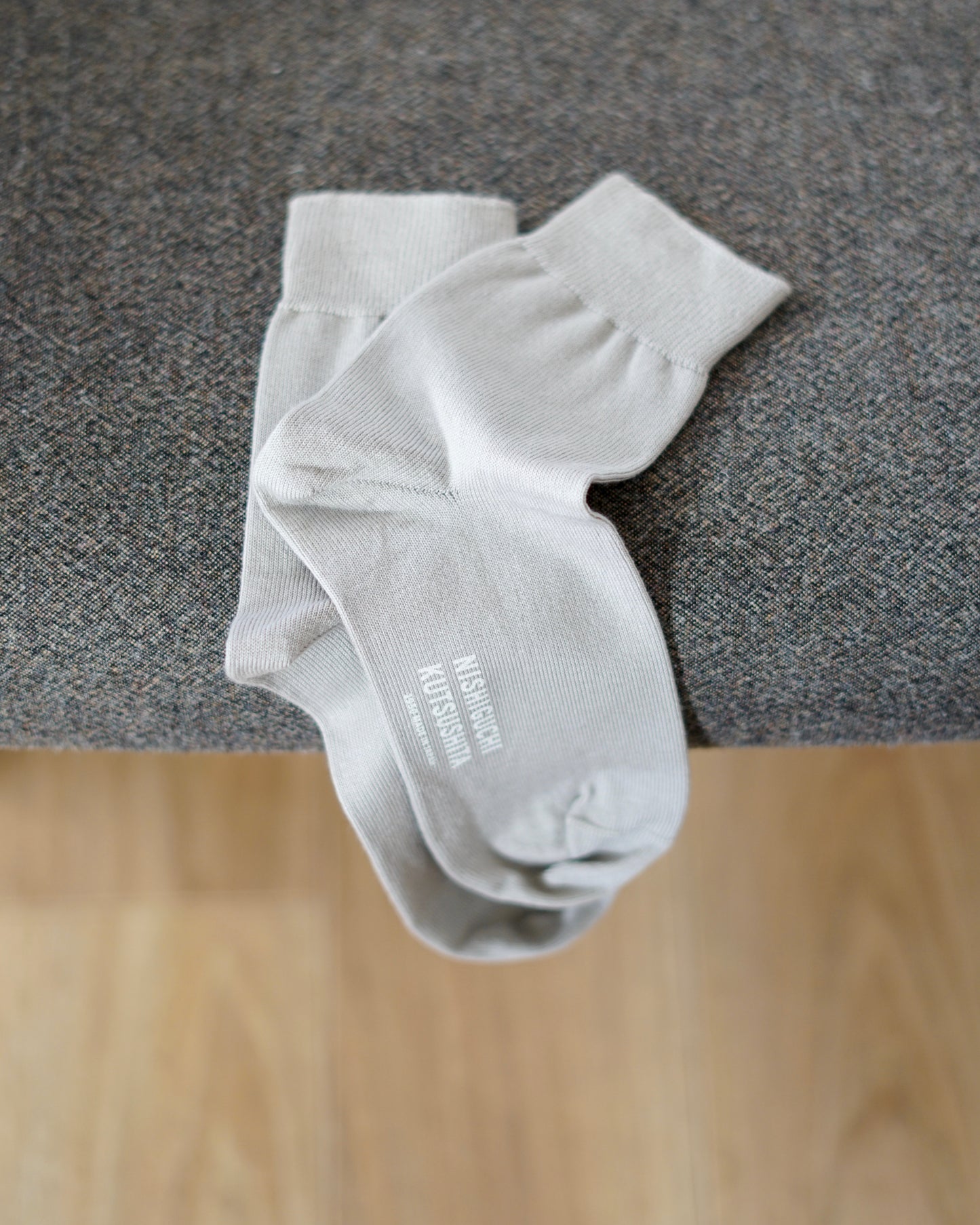NISHIGUCHI KUTSUSHITA : praha egyptian cotton sock
