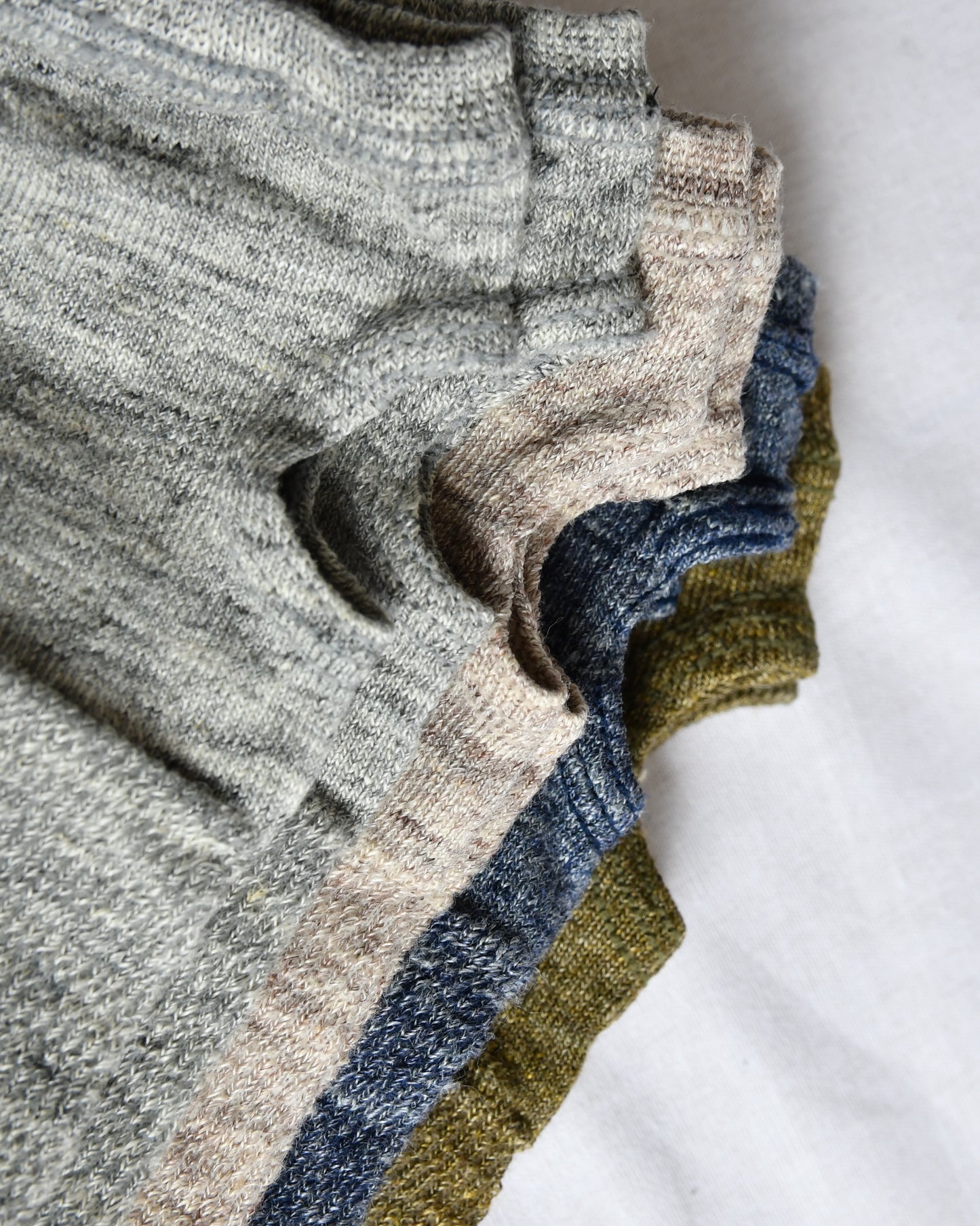 NISHIGUCHI KUTSUSHITA : teni linen arm covers short