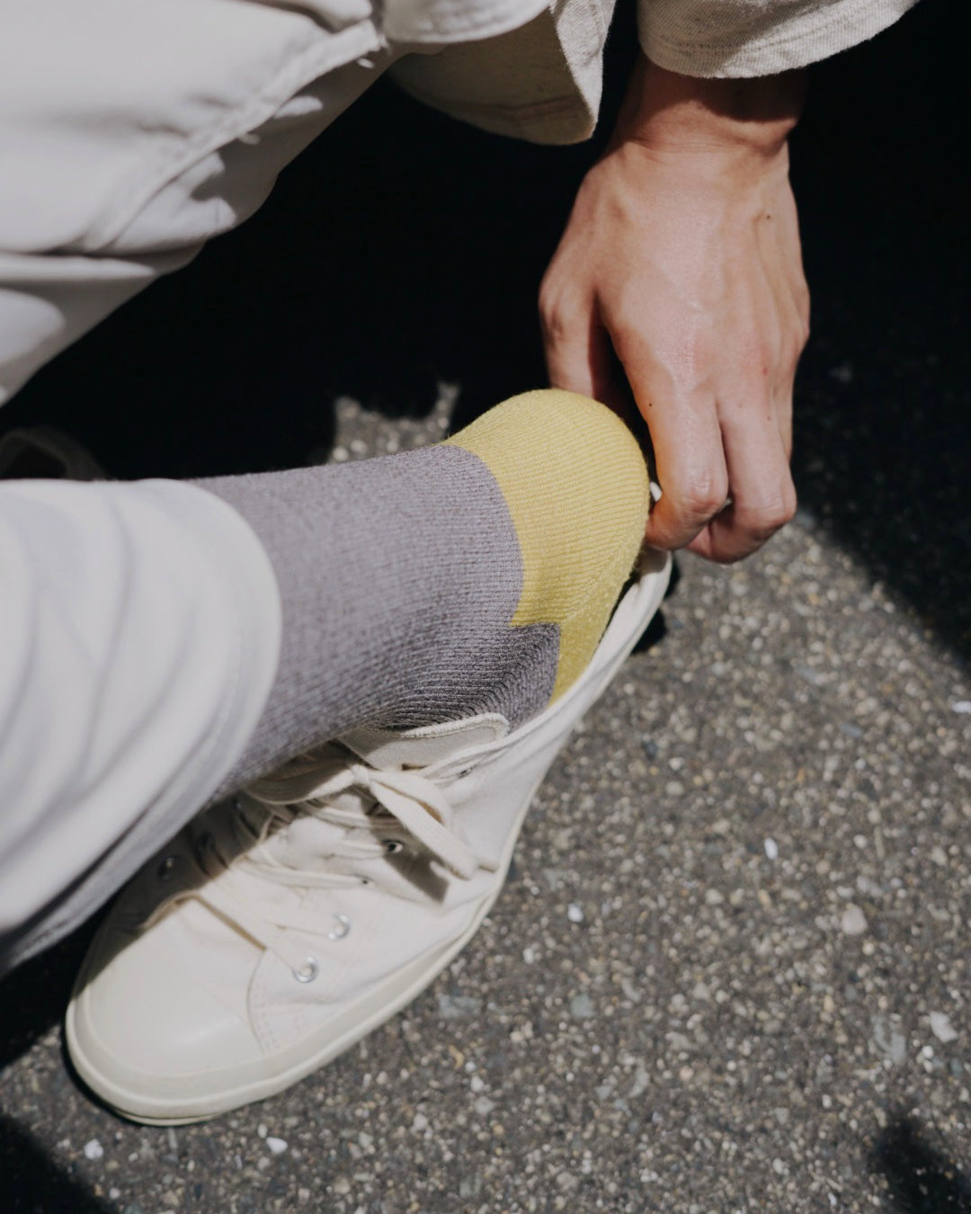 NISHIGUCHI KUTSUSHITA : Wool Pile Trail Socks