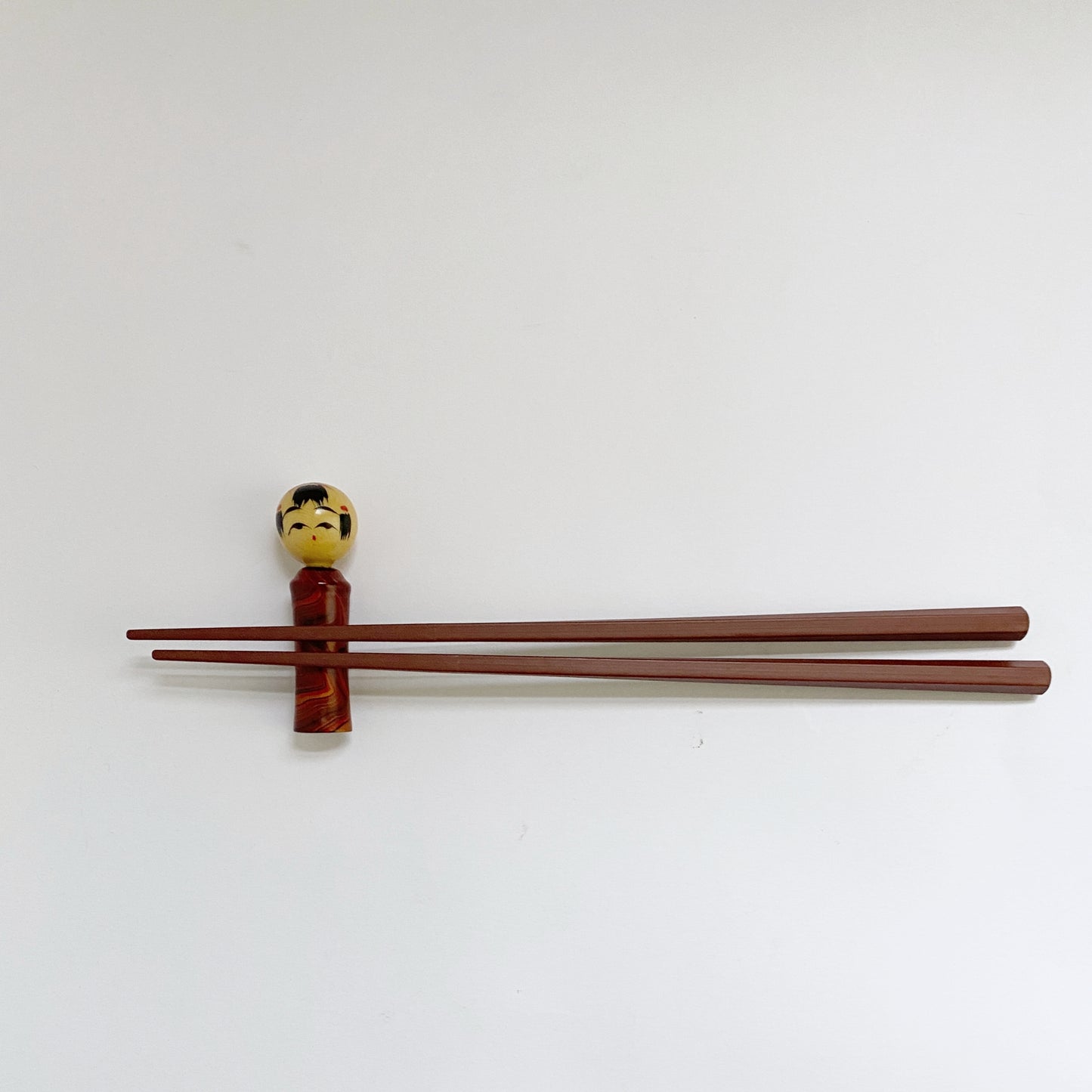 vintage japanese kokeshi chopstick rest