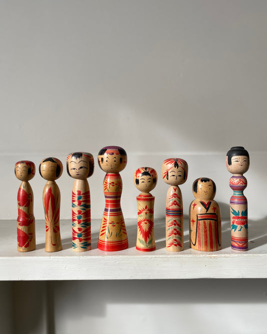 vintage kokeshi doll