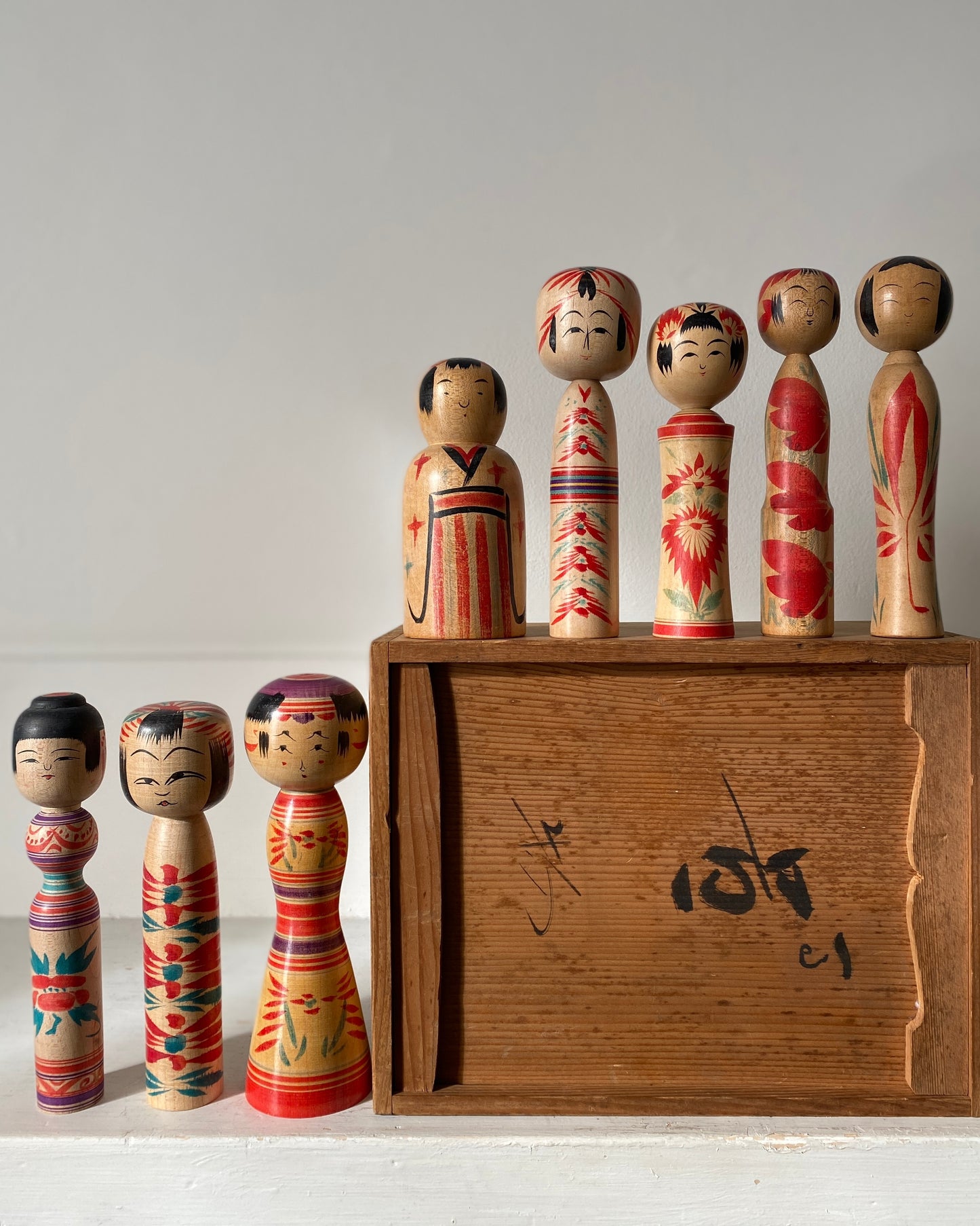 vintage kokeshi doll