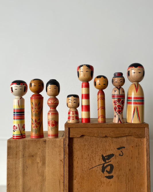 vintage kokeshi doll