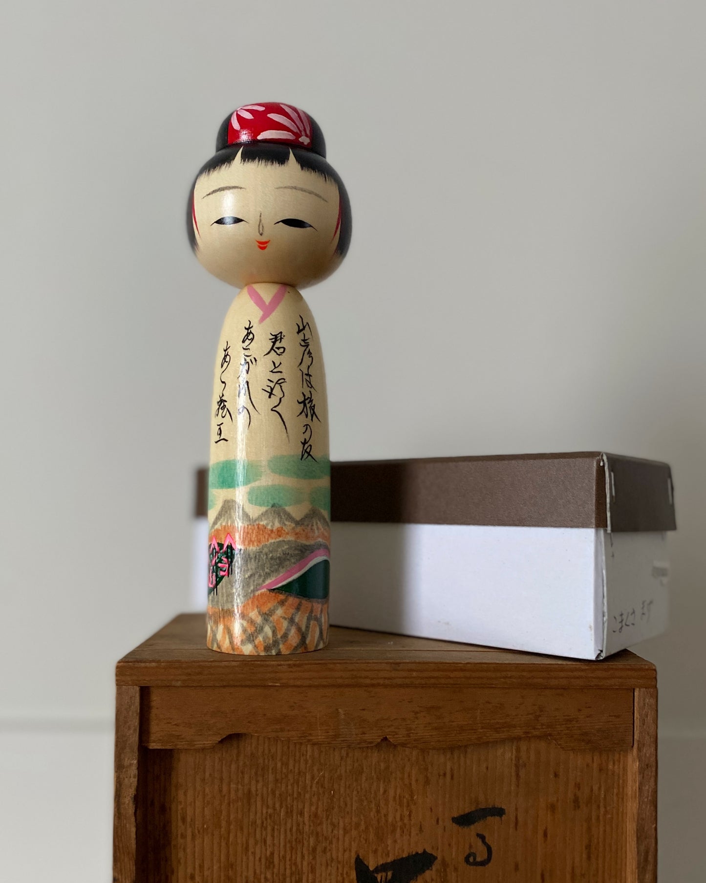 vintage kokeshi doll