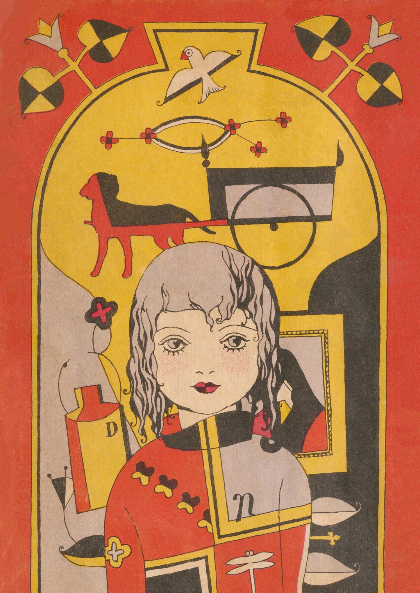 kiku print / postcard : Violet