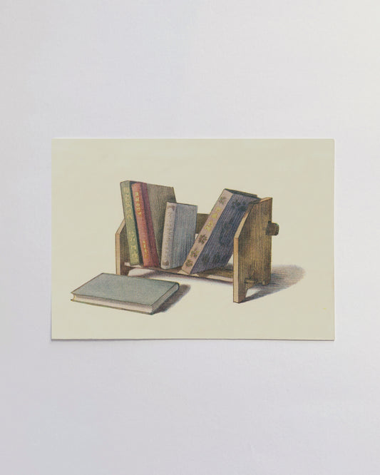 kiku print : postcard - ex libris