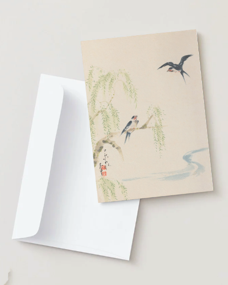 kiku print : greeting cards - homecoming
