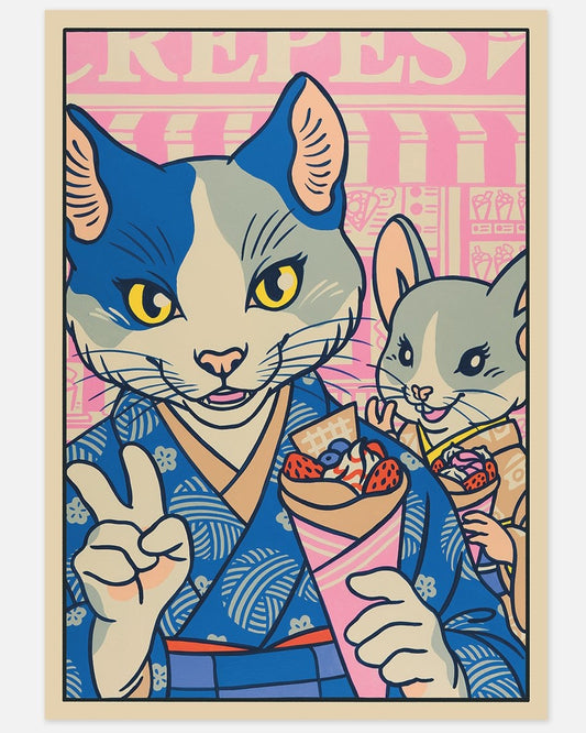 yeaaah! studio : harajuku cat print