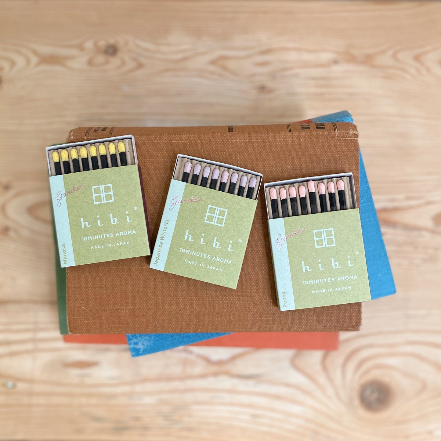 hibi 10 minute incense : garden scent small box
