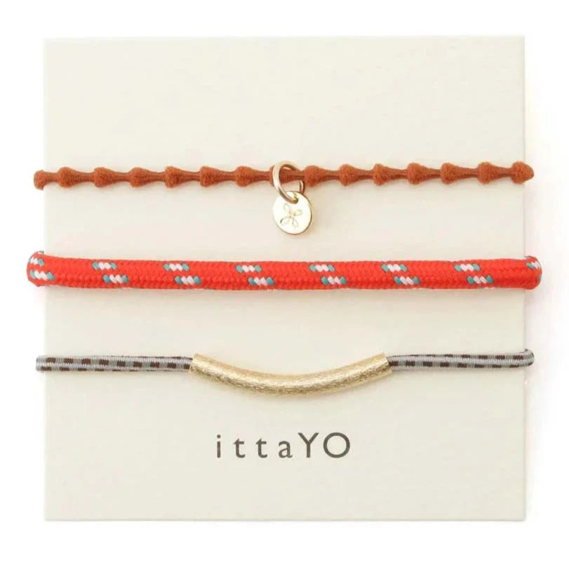 ittaYO : kyoto bracelet / hair tie set
