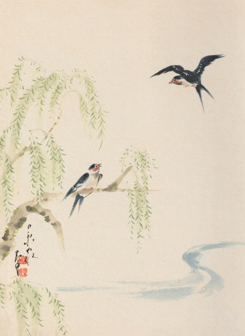 kiku print : greeting cards - homecoming