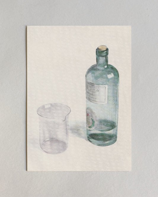 kiku print : postcard - late night