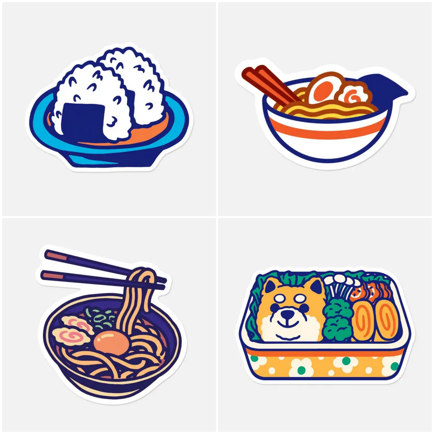 yeaaah! studio : rice + noodles stickers