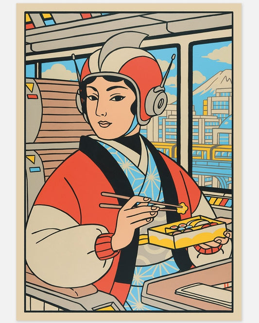 yeaaah! studio : shinkensen bento print