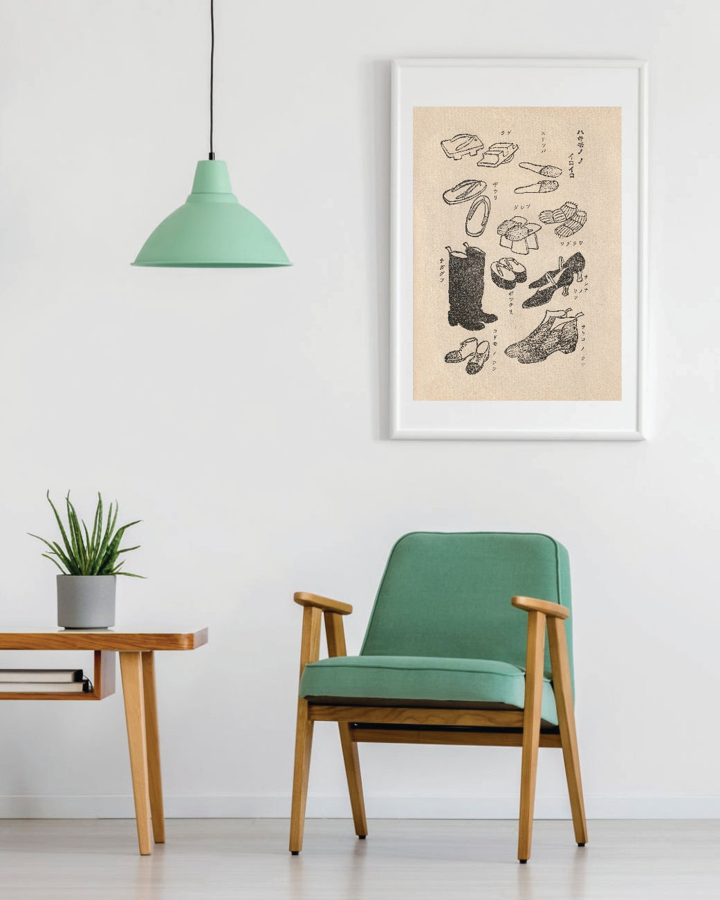 kiku print : A3 print - shoe shopping