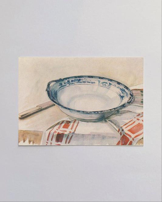 kiku print : postcard - where's my pudding