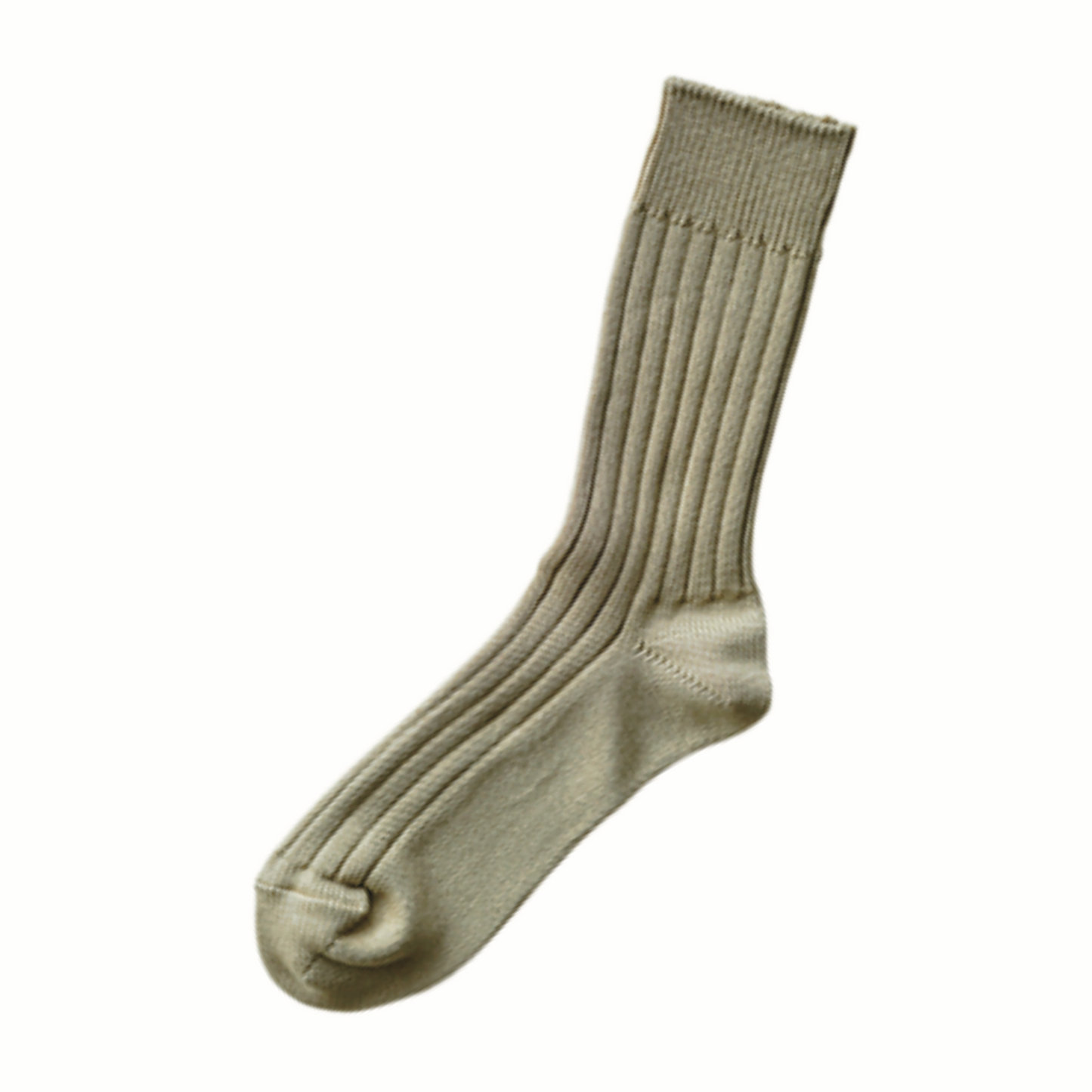 NISHIGUCHI KUTSUSHITA : praha egyptian cotton ribbed sock