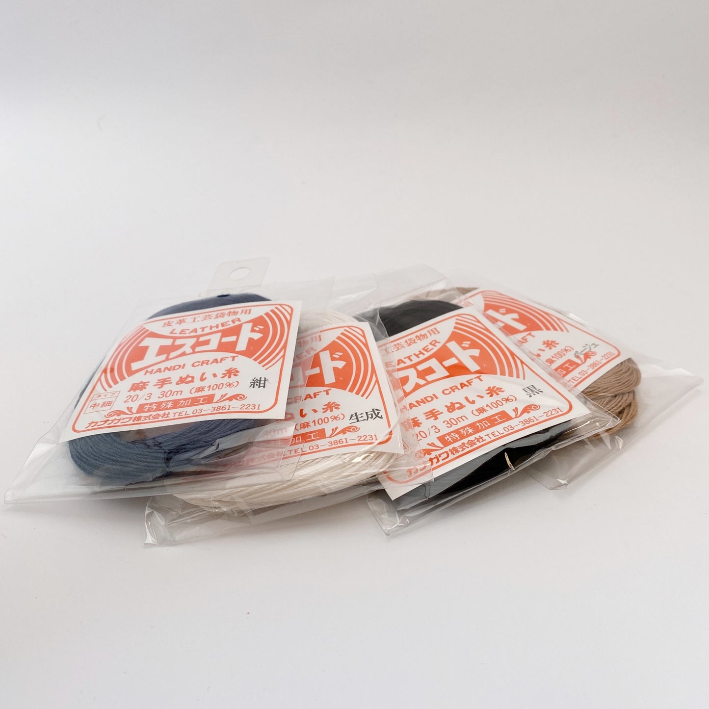kanagawa : hemp linen sewing thread 20/3 made in japan