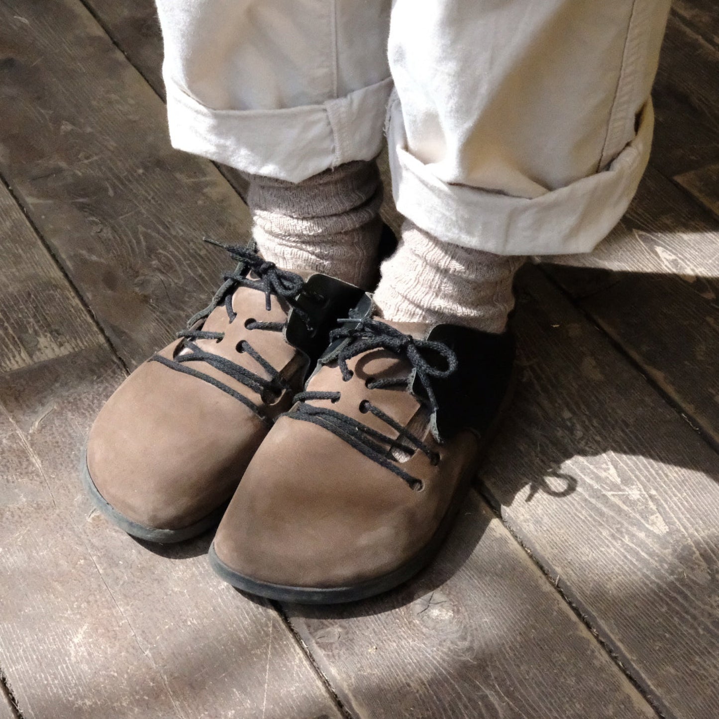 NISHIGUCHI KUTSUSHITA : praha alpaca wool cable sock